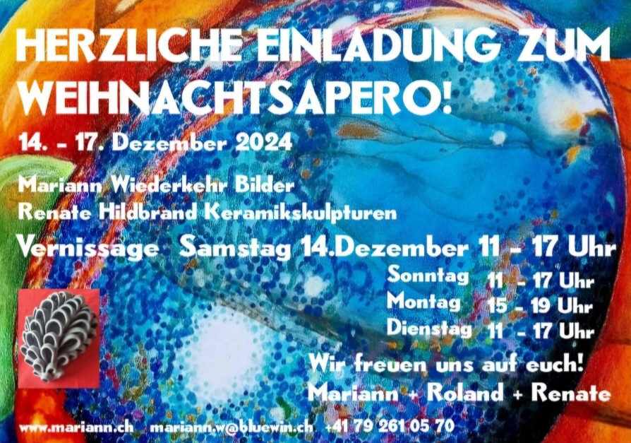 Einladung Weihnachtsapéro 2024